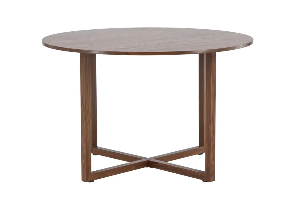 Durango Spisebord ⌀120 Valnøddefinér