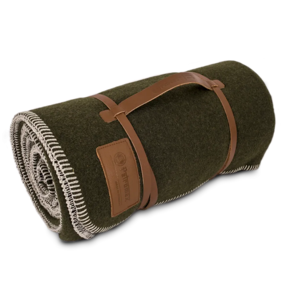 Petromax Wool Blanket 150 x 200 cm smoky - Petromax - White/Dark Grey