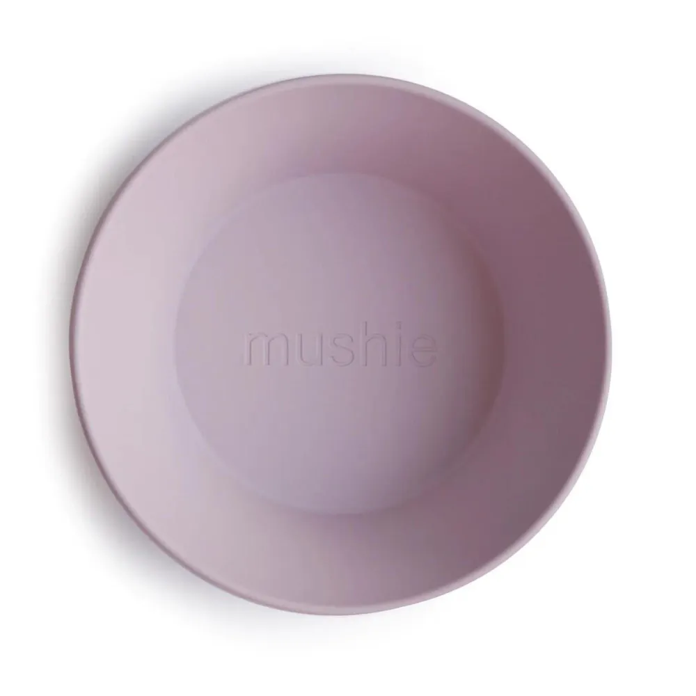 Mushie Baby Skåle Runde Bløde Lilla