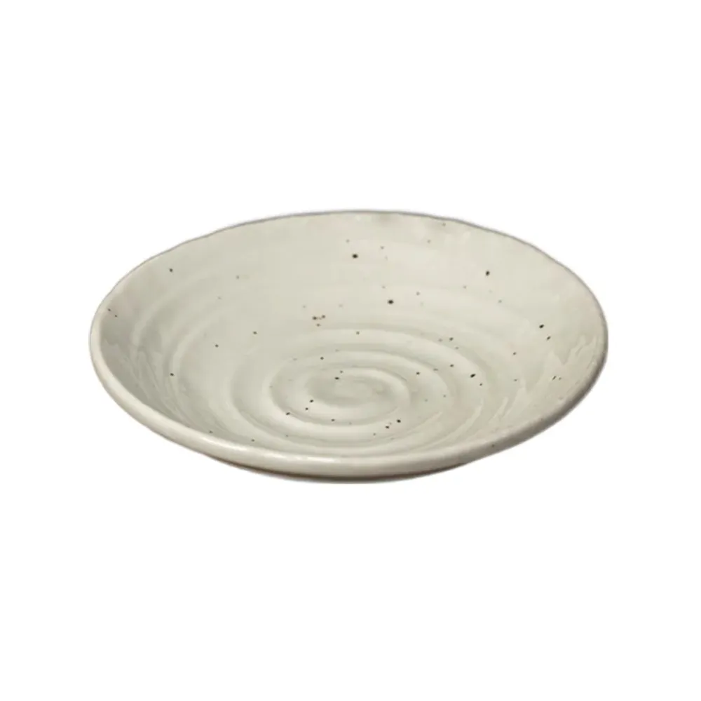 Arabori tallerken - white kohiki. Ø 13 cm