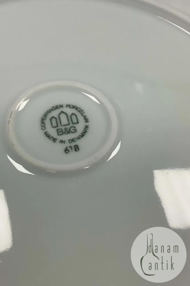 Bing & Grøndahl Delfi Green Tallerken No 618