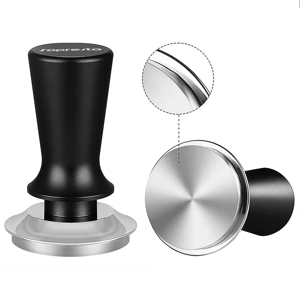 Sopresta 58mm Kalibreret Tamper med Leveler