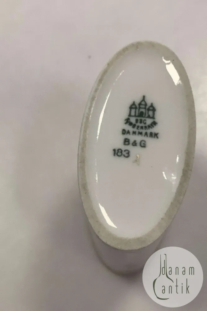 Bing og Grøndahl Hartmann Lille Vase/Tandstikholder No 183