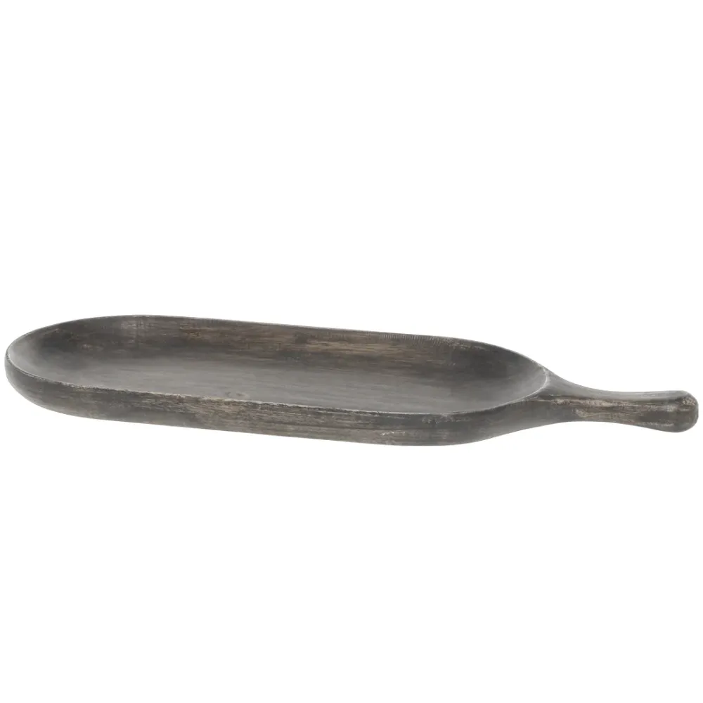 Chic Antique – Tours Fad med Håndtag L45 cm – Kulfarvet Mangotræ