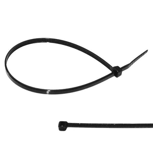 Nylonstrips sort 285 x 4,7 mm, 100 stk