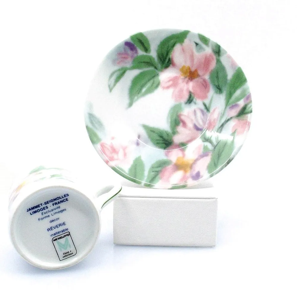 Jammet Seignolles 5-delt kaffeservice plus porcelænsbakke Limoges Frankrig -0966