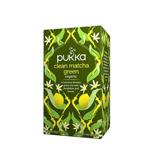 Clean Matcha Mint te Økologisk 20 stk. - Pukka