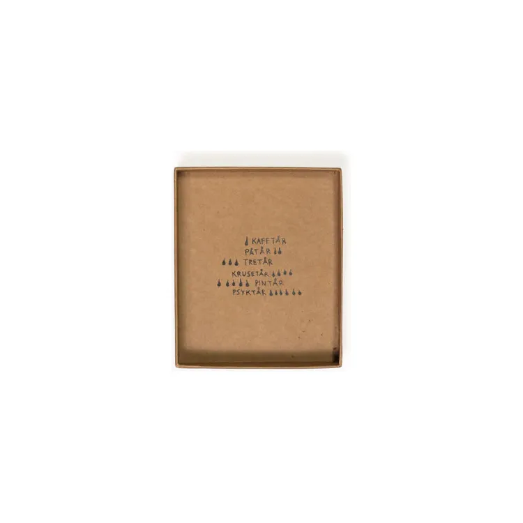 Lemmel Kaffe - Læder Glas Brik - Coaster 4 pack.