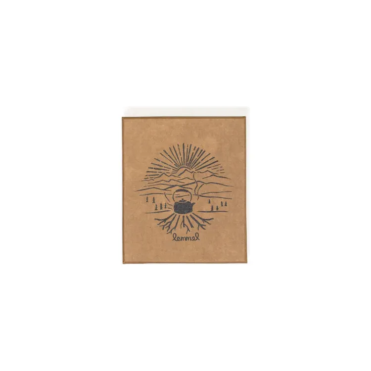 Lemmel Kaffe - Læder Glas Brik - Coaster 4 pack.