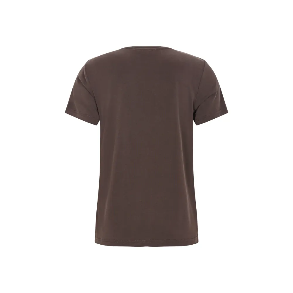 Pudende Rebels Ella T-shirt - Coffee Bean Xs