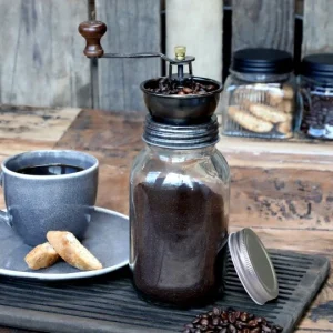 Kaffekværn med ekstra låg