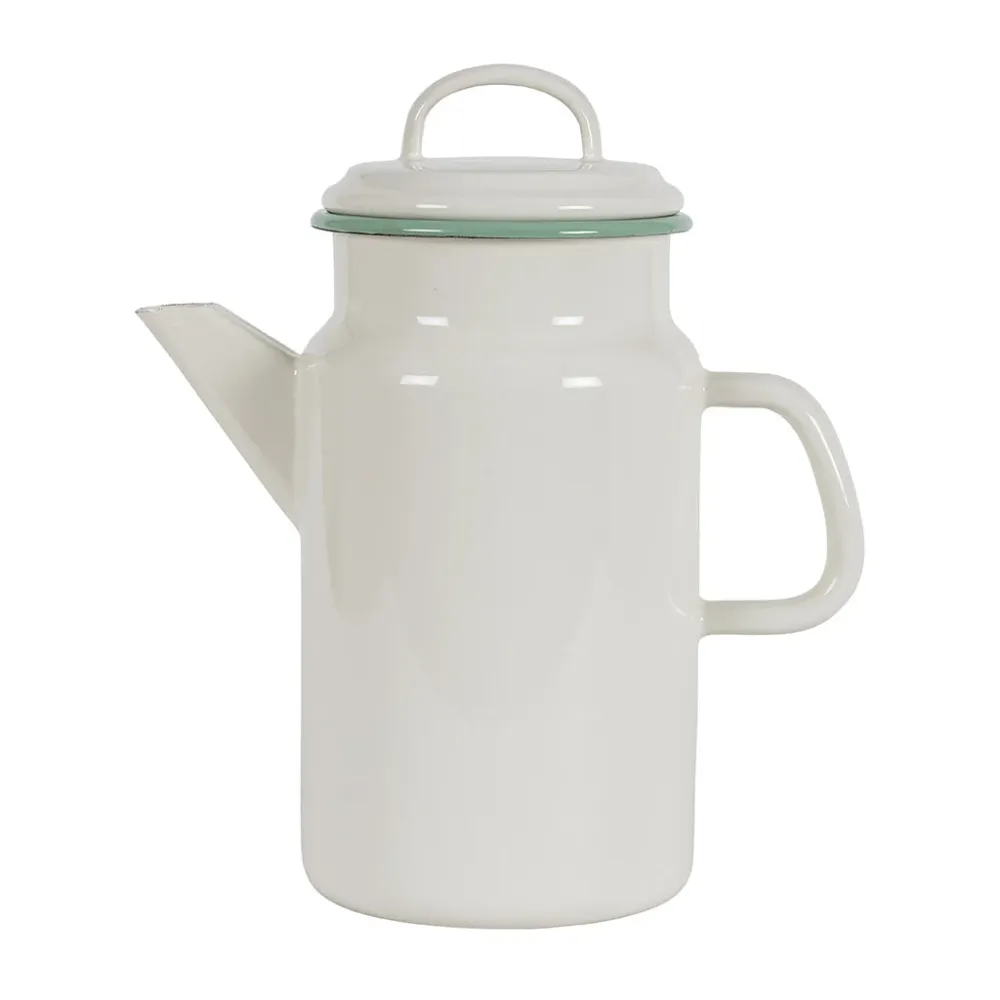 French Press Kokums kaffekande emalje