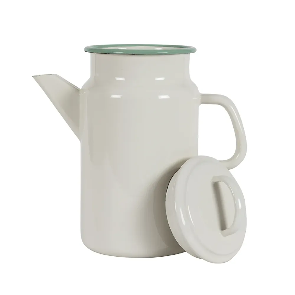 French Press Kokums kaffekande emalje