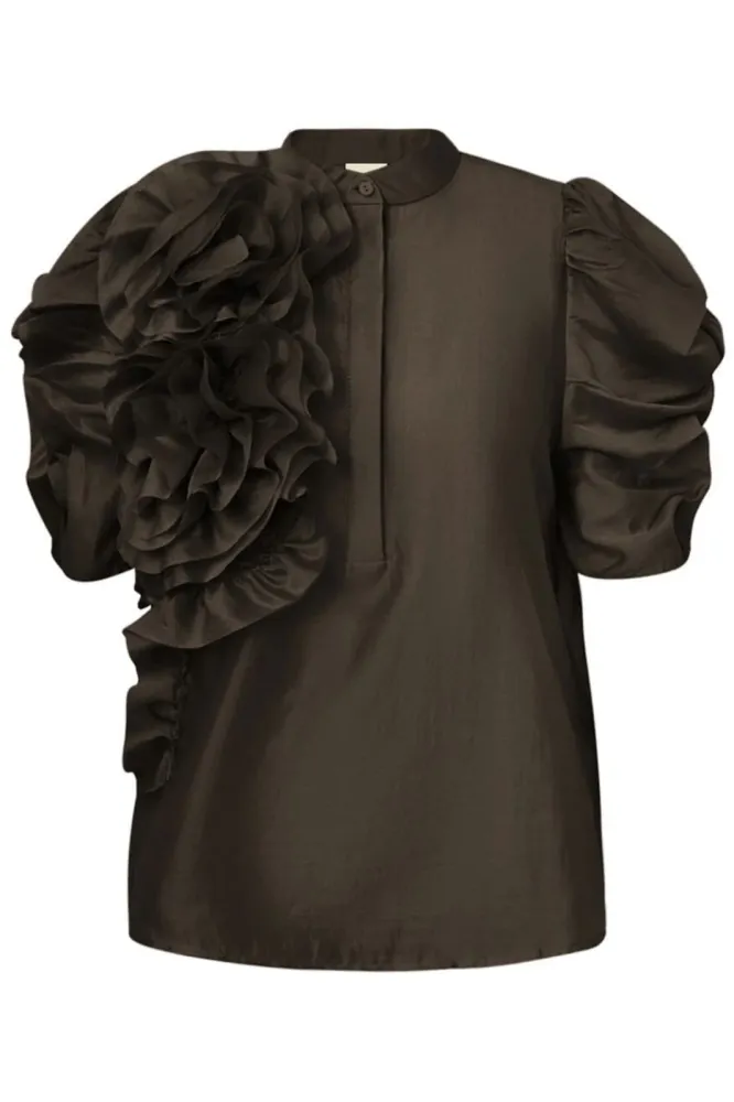 Gossia - Annsofigo Blouse G1805 - Coffee 2 Filters Xs