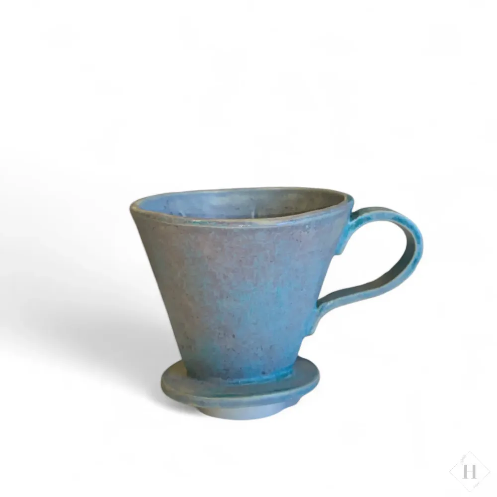 Kaffetragt i keramik - grågrøn