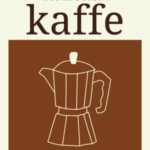 Portable Italiensk kaffe 13x18