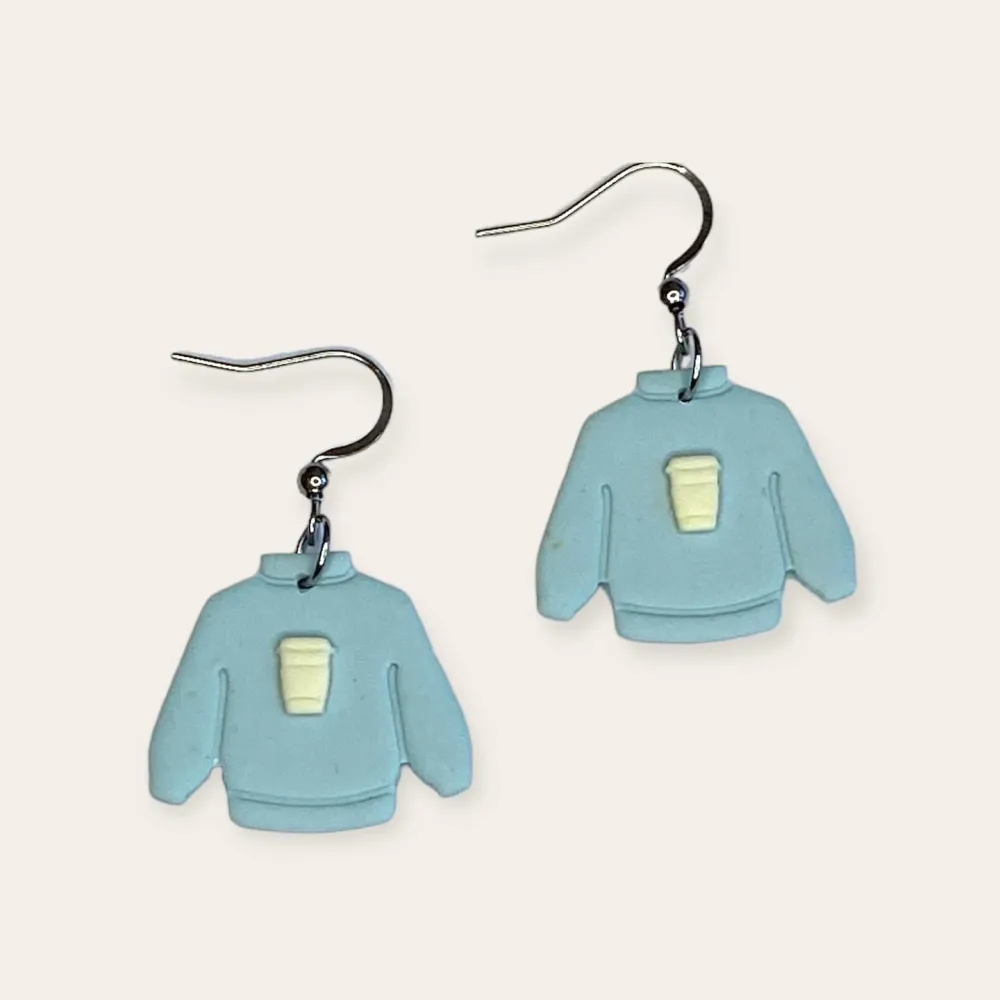 Portable Ørering - sweater med to go kaffe