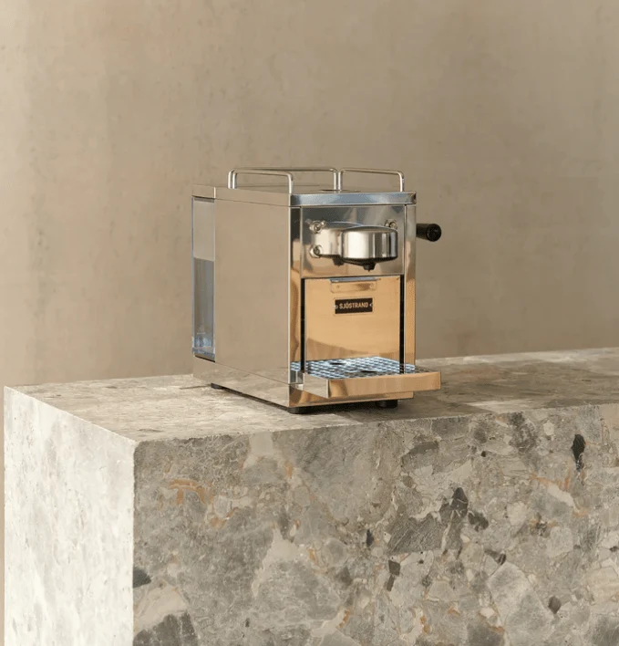Sjostrand Original kaffemaskine, rustfri metal