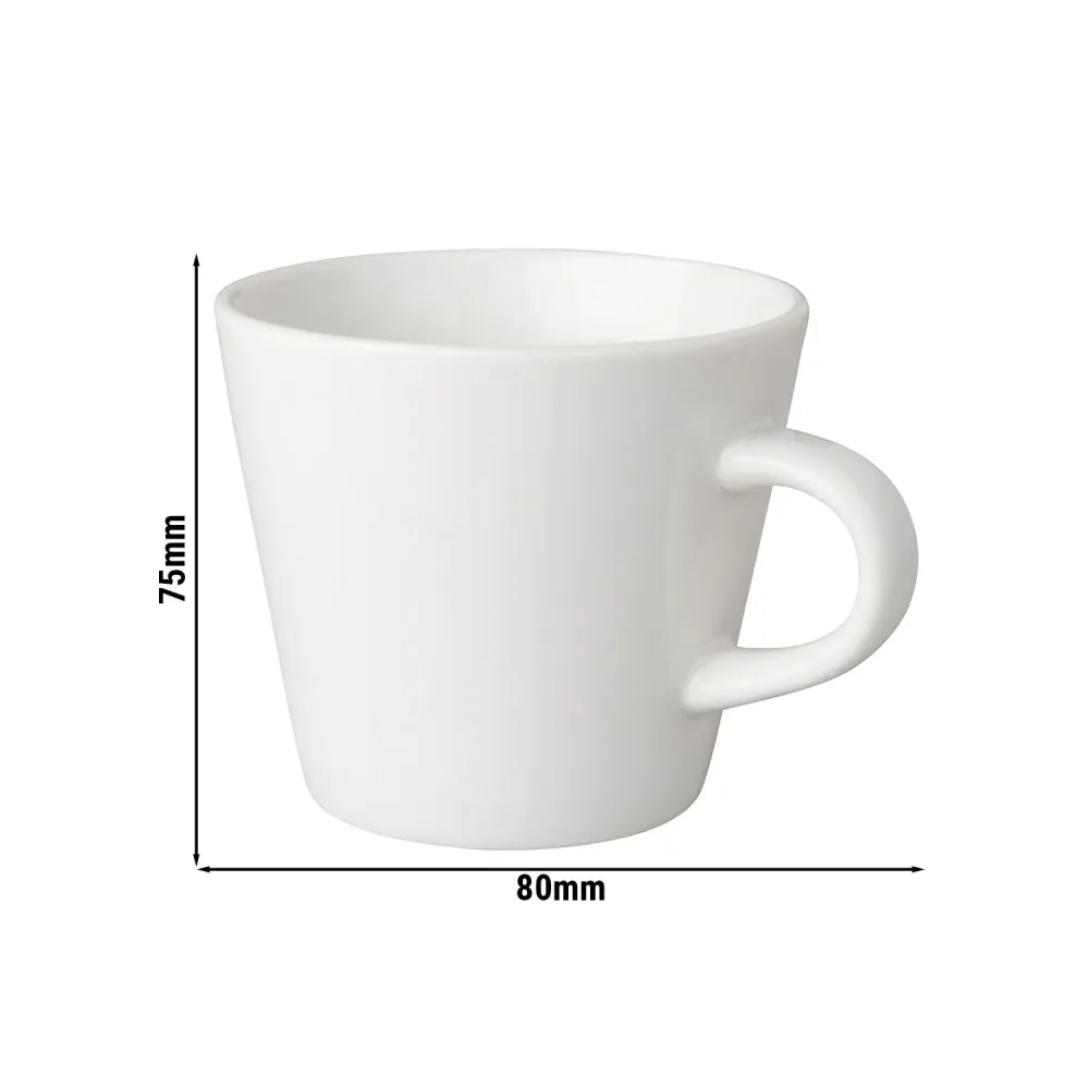 (12 stk.) BUDGETLINE - Kaffekop Mammoet Neo - 190 ml - Alabast