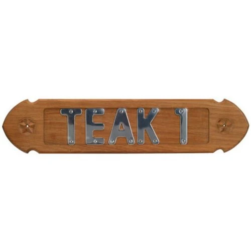 Roca, bogstav RF 75mm til teak skilt, 1113527