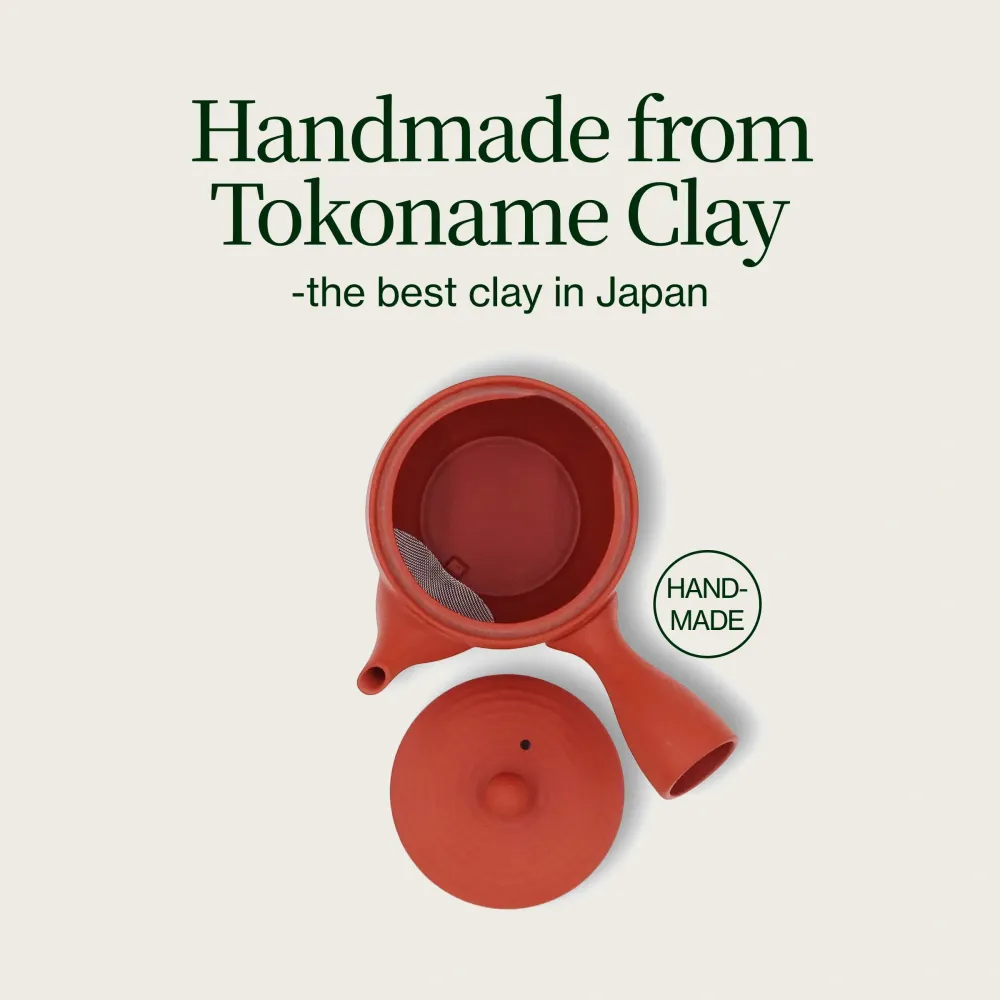 Rød Tokoname Kyusu