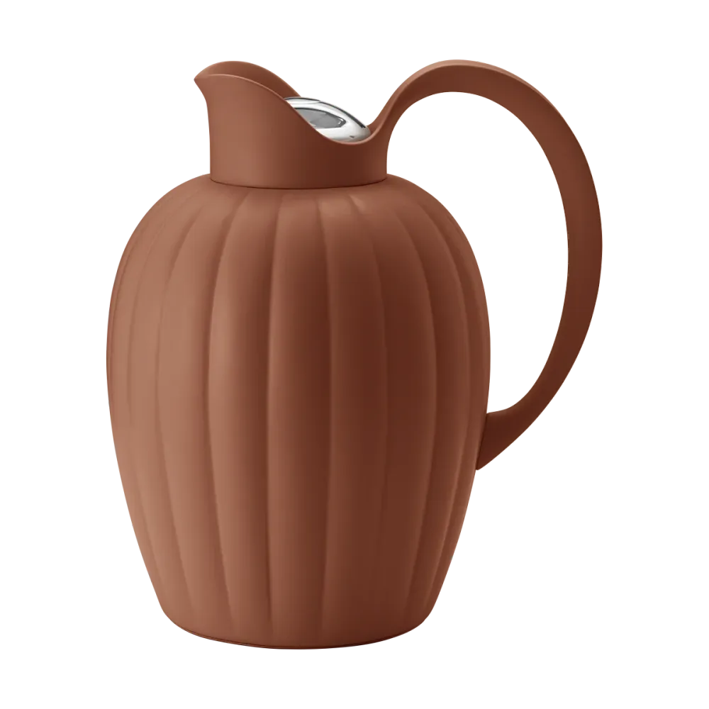 Georg Jensen - Bernadotte - Termokande - 1L - Terracotta