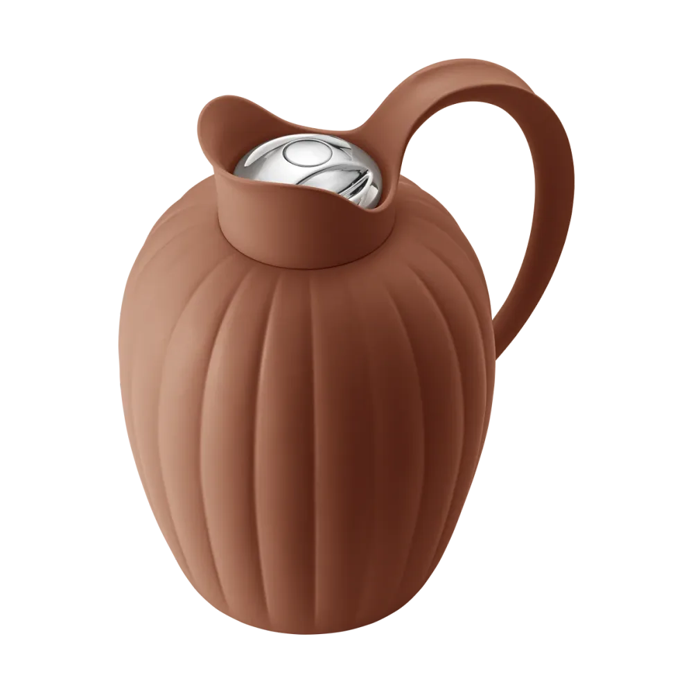 Georg Jensen - Bernadotte - Termokande - 1L - Terracotta