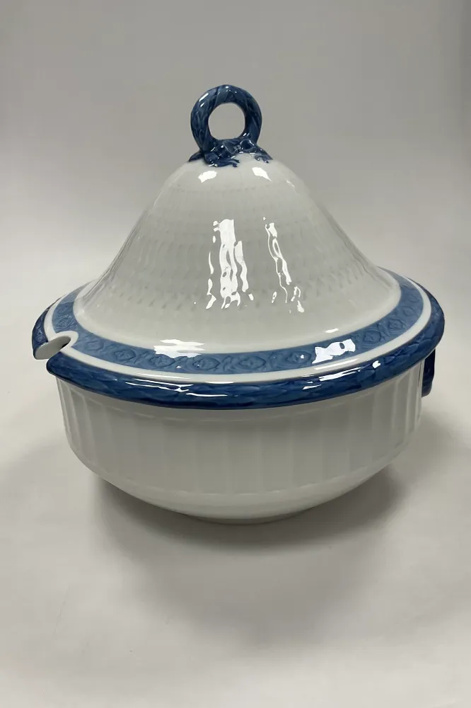 Royal Copenhagen Blå Vifte Stort Terrin med låg No. 11501