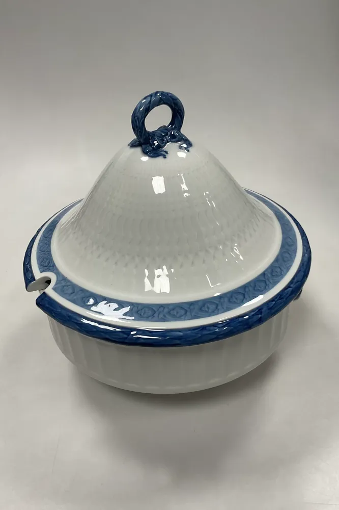 Royal Copenhagen Blå Vifte Stort Terrin med låg No. 11501