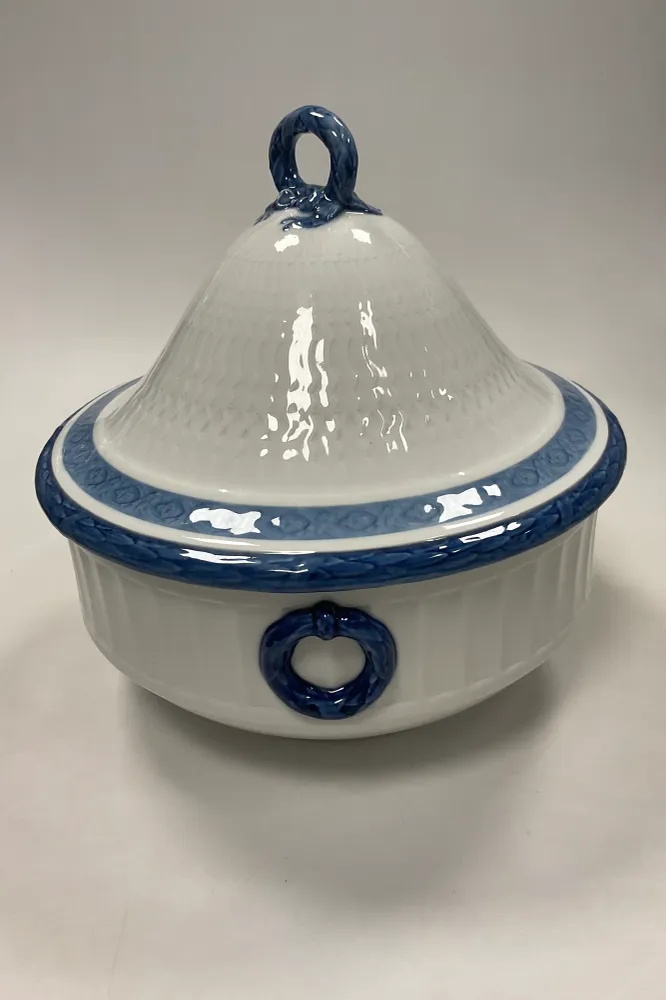 Royal Copenhagen Blå Vifte Stort Terrin med låg No. 11501