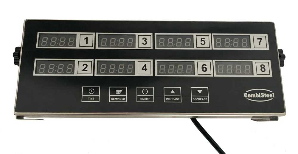 Touchscreen køkkentimer 8 kanaler DKT-8