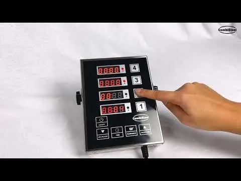 Touchscreen køkkentimer 8 kanaler DKT-8