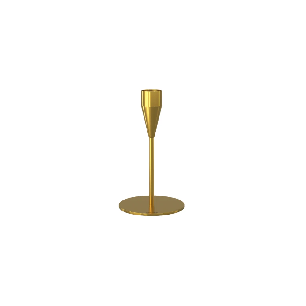 Piet Hein - Mars Lyseestage, Messing farve, 14cm - 15021