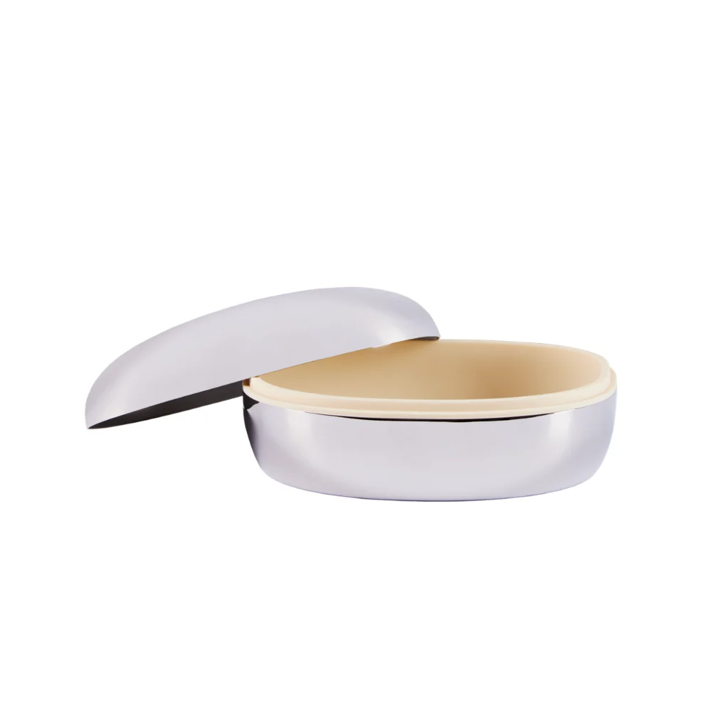 Piet Hein - Superellipse Smykkeskrin i blank design, small - 10067