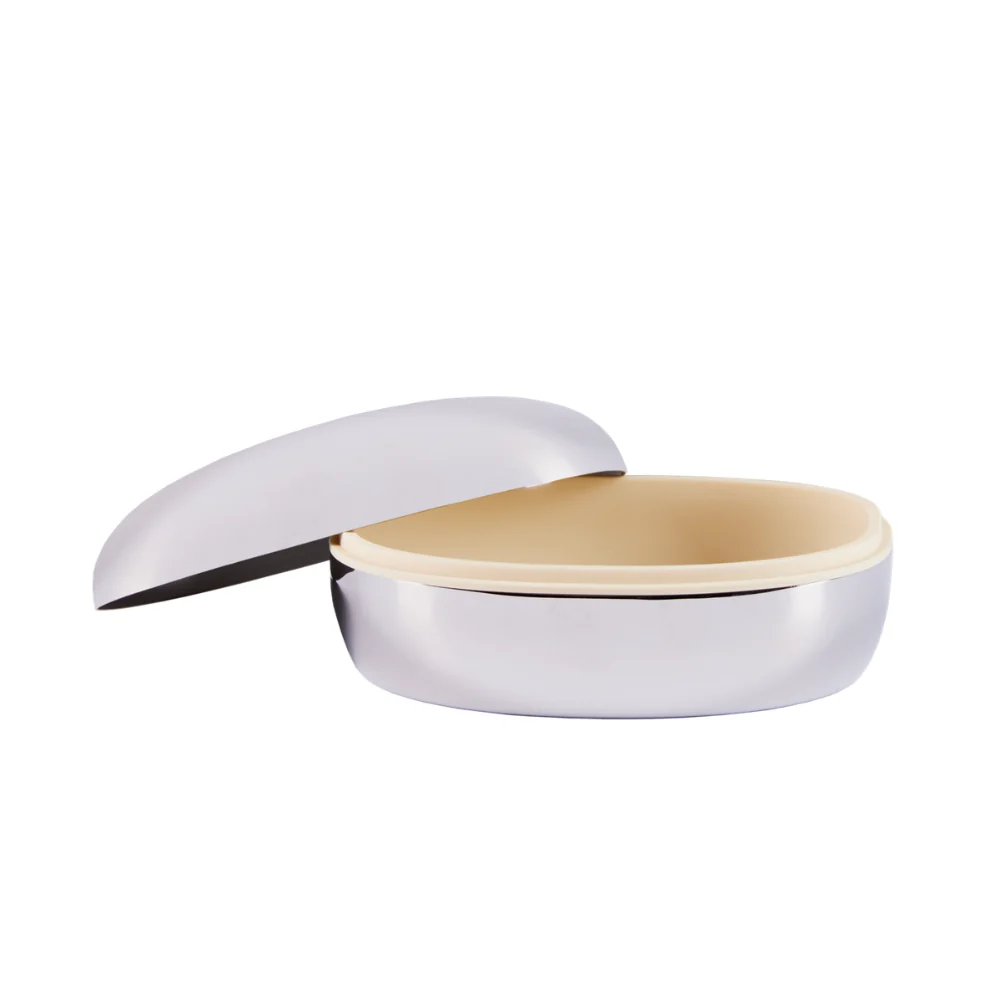 Piet Hein - Superellipse Smykkeskrin i blank design, Large - 10069