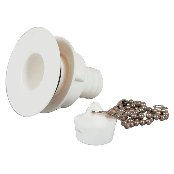 Barka, Småafløb lige, 20 mm, Plast