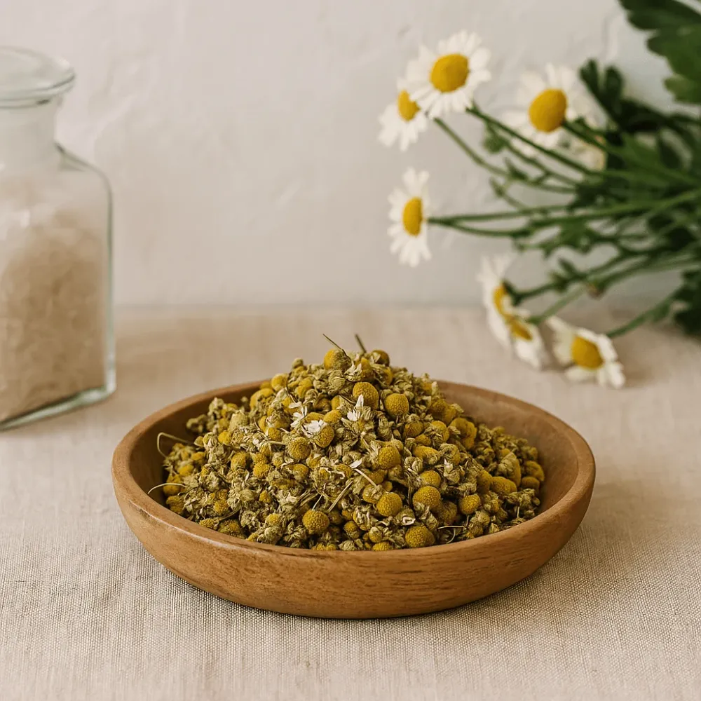 Tørrede kamilleblomsterhoveder, 1kg