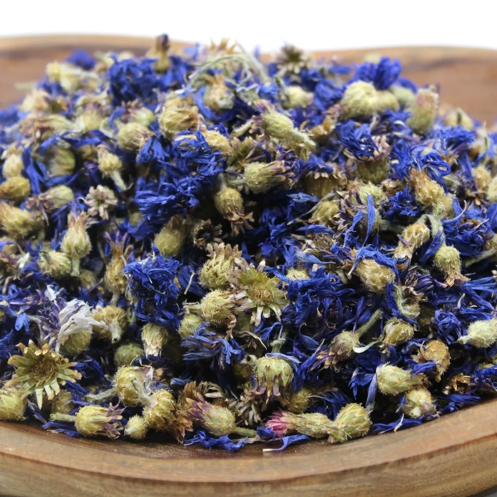 Tørrede blå kornblomster hele blomster 0,5 kg
