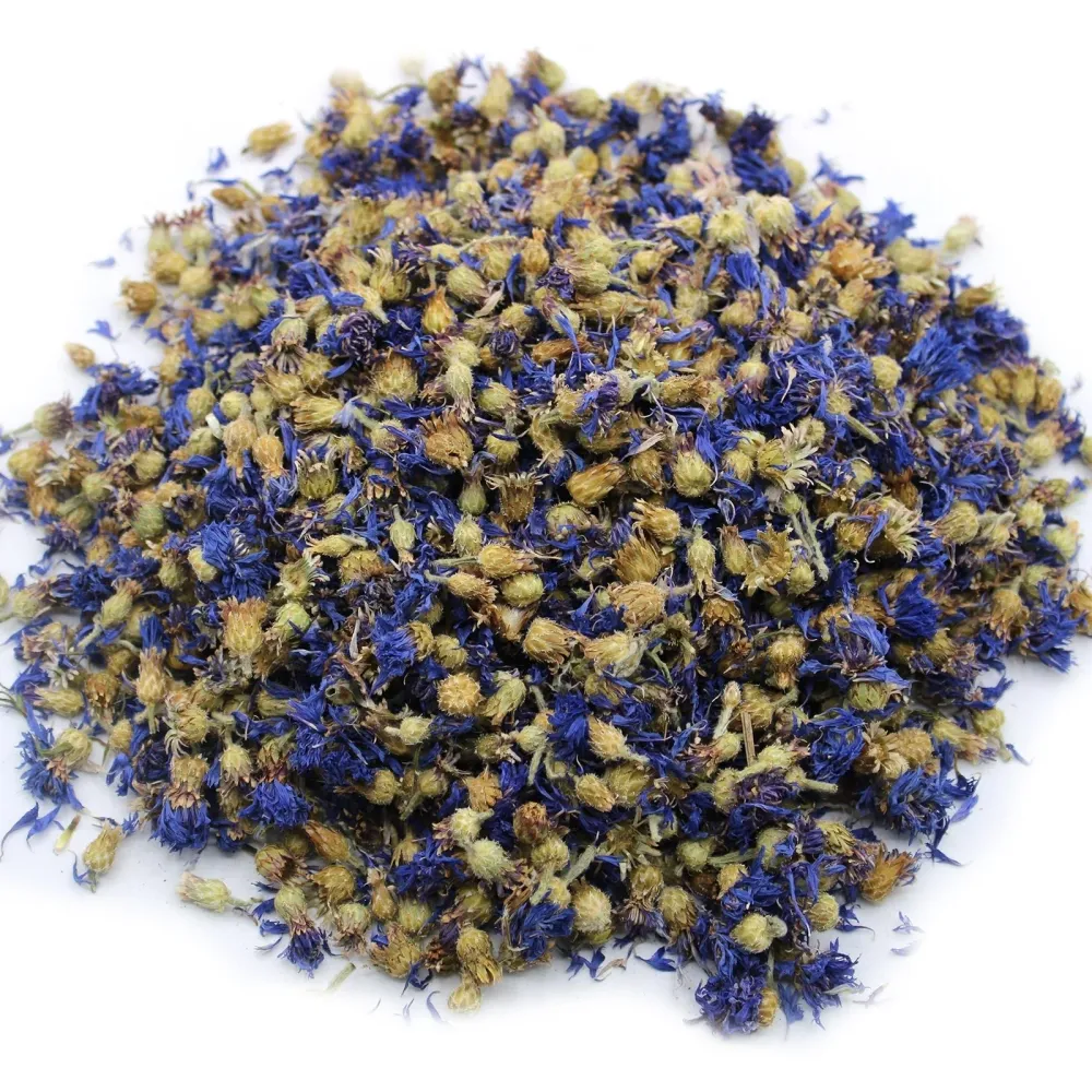 Tørrede blå kornblomster hele blomster 0,5 kg