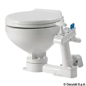 Compact manuelt toilet Osculati soft close plast