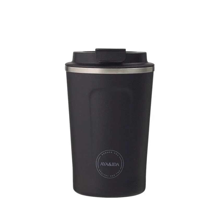 AYA&IDA CUP2GO, Soft-touch Black, 380 ml