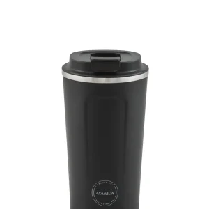 AYA&IDA CUP2GO, Soft-touch black, 500 ml Powder Coat Finish