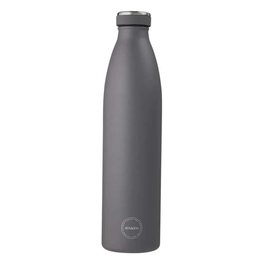 AYA&IDA - Drikkeflaske - CHARCOAL GREY - 1000 ML