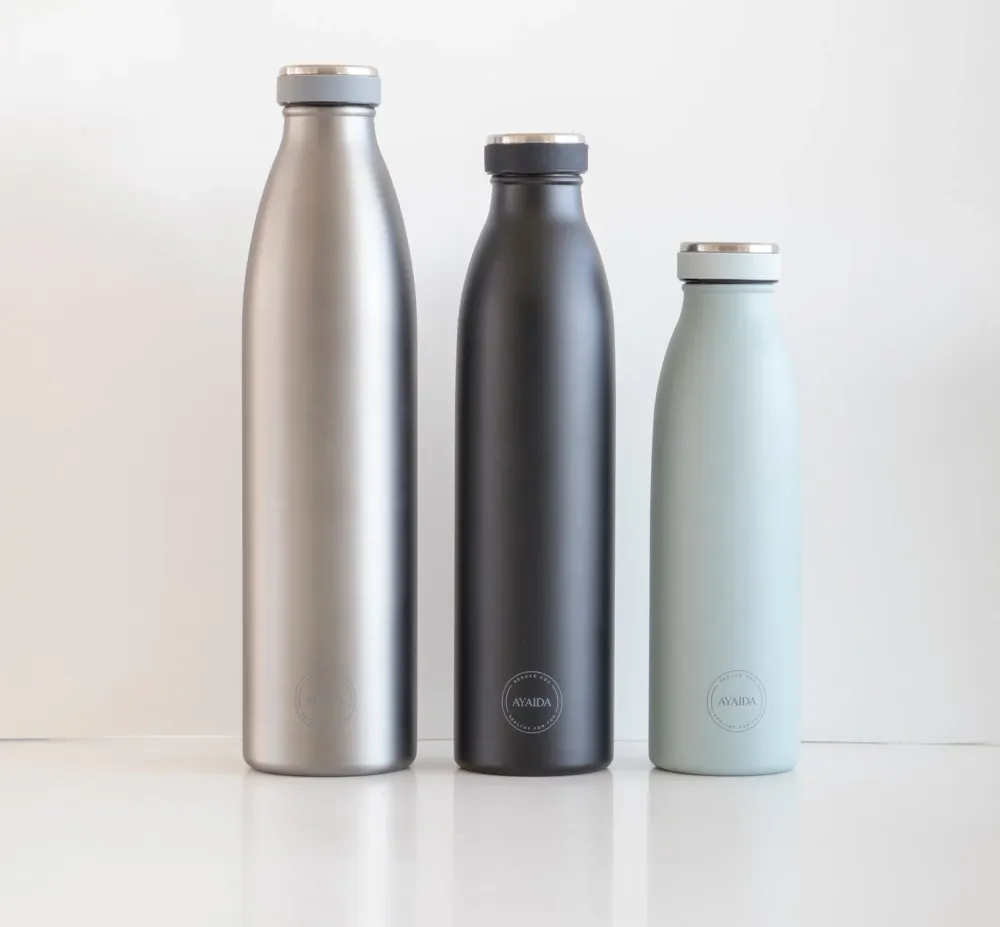 AYA&IDA - Drikkeflaske – Moderne Grey - 1000 ML