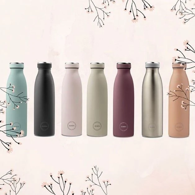AYA&IDA - Drikkeflaske – Moderne Grey - 1000 ML