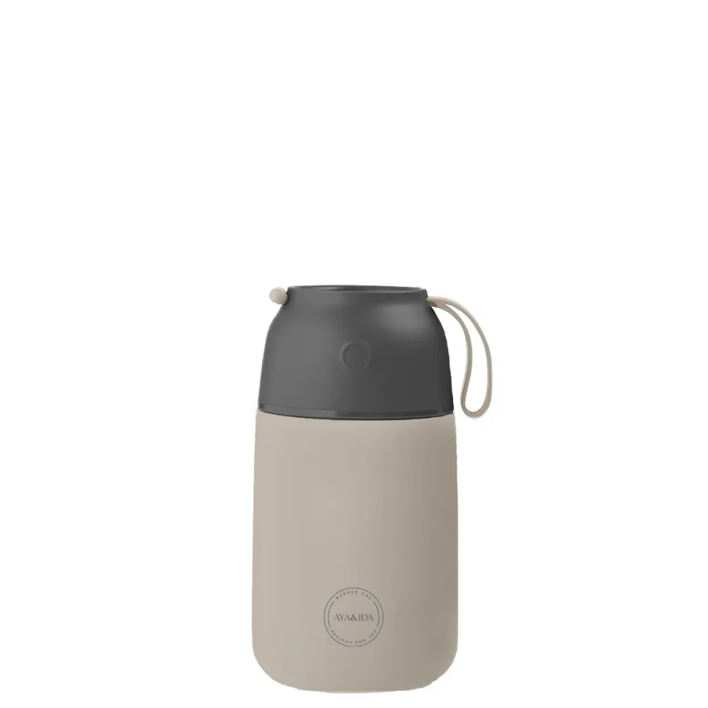 AYA&IDA Food'ie termobeholder to-go, Cream Taupe, 700 ml
