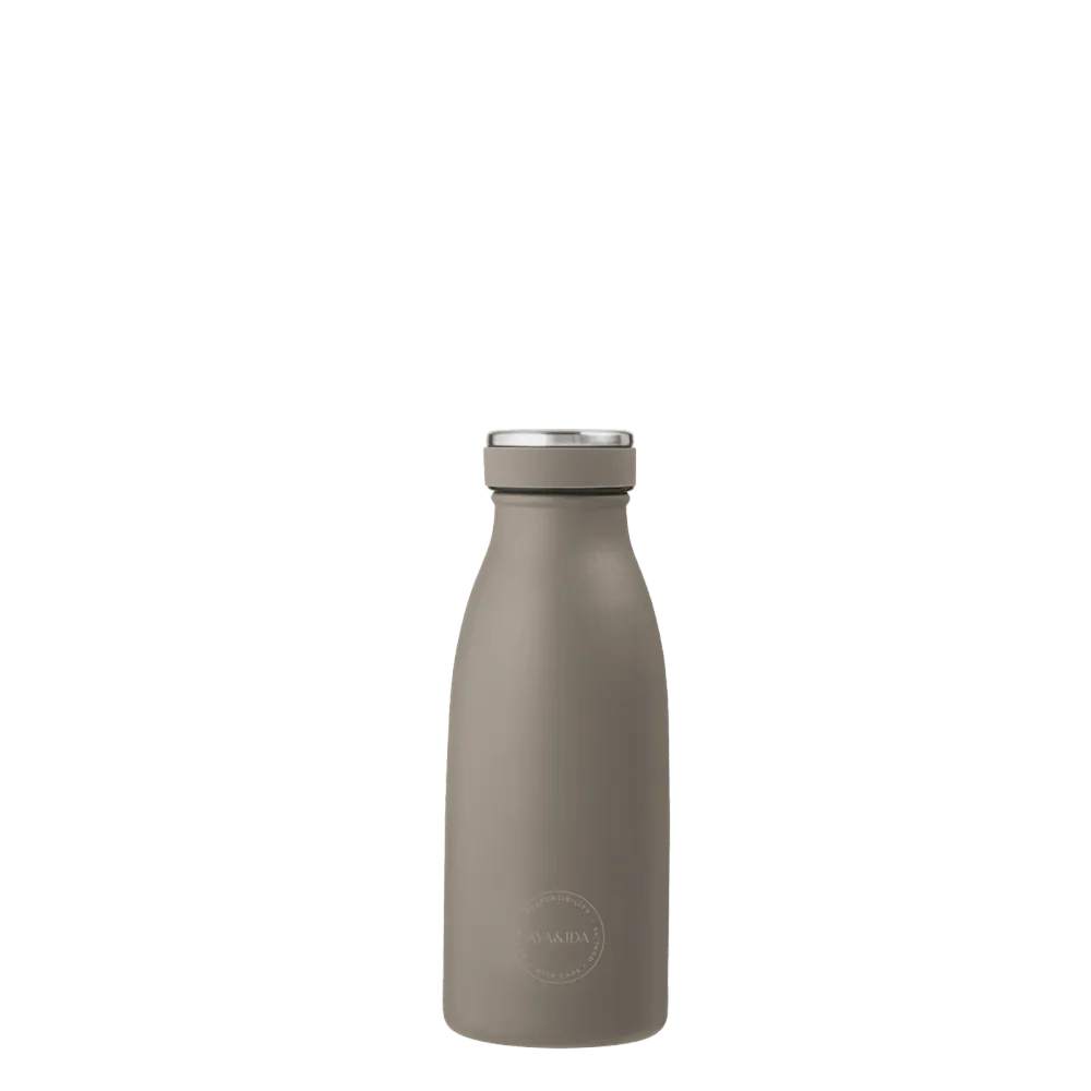 AYA&IDA termoflaske i rustfri chromed, Driftwood 350 ml