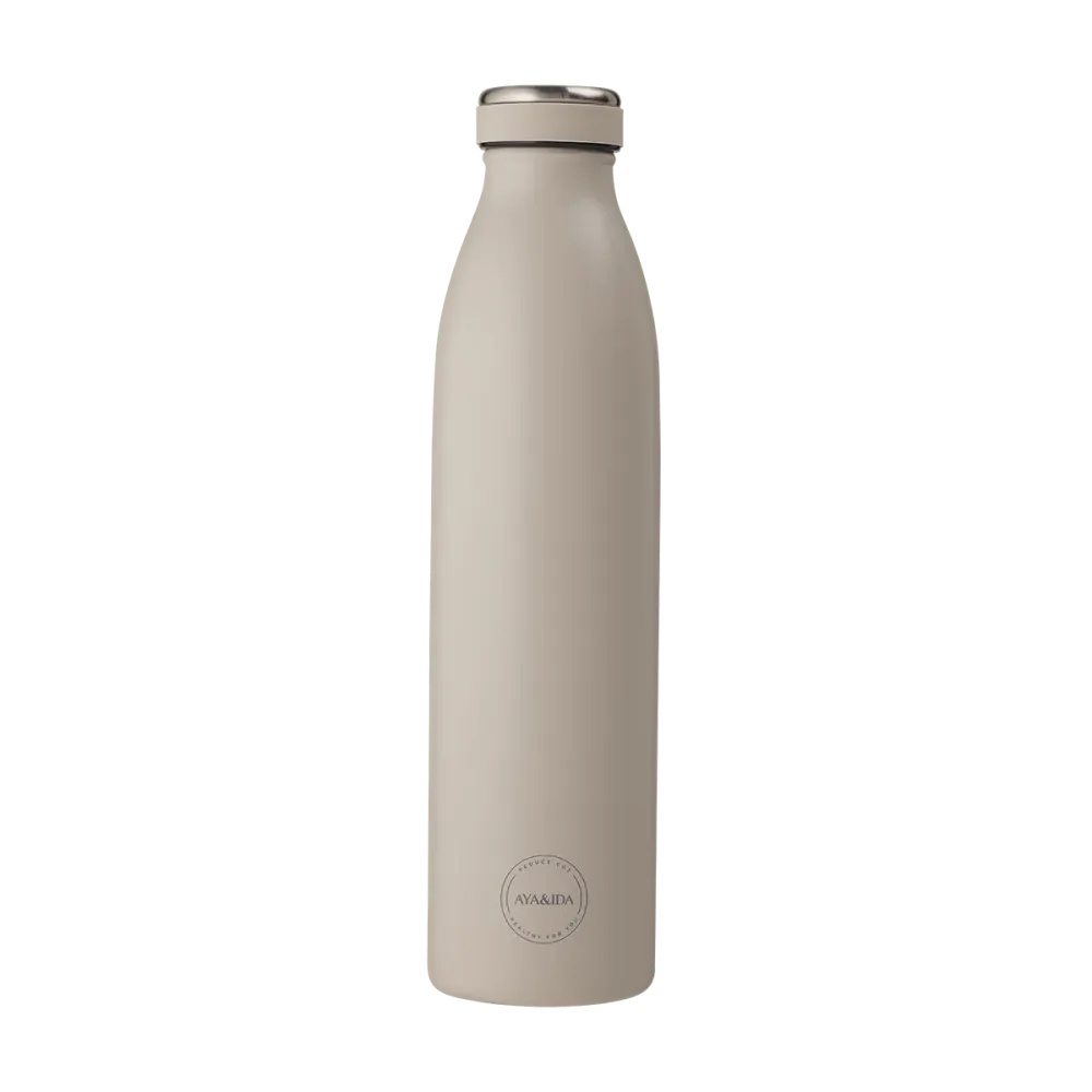 AYA&IDA termoflaske i stain-proof stål, Cream Beige, 1000 ml