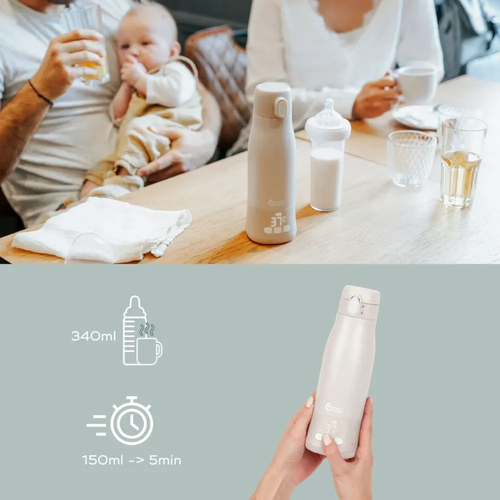 Babymoov Poler Moov & Feed Flaskevarmer Carry Loop & Straw