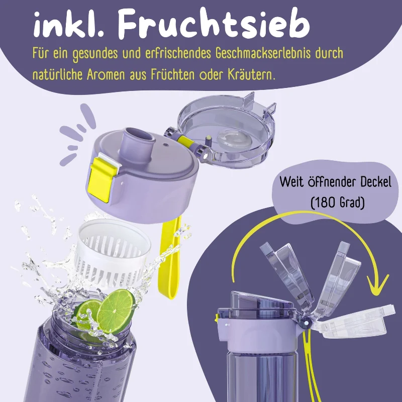 Bearfoot Drikkedunk 500ml - Enhjørning